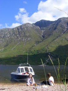 Lunchtime on Loch Etive