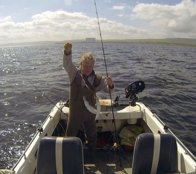 First mackerel off Dunbar