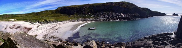 One of many hidden beaches on the Ross of Mull