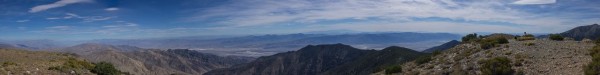 Looking over Death Valley from Wild Rose Peak