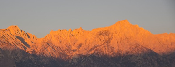 Mount Whitney at sunrise