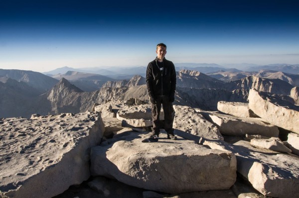 Mike on top of Whitney