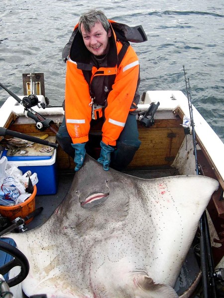 Ian with 185lb Sunart skate