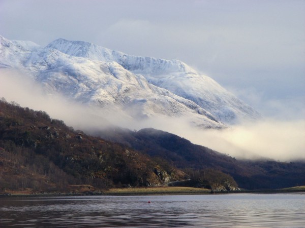 Winter on Loch Leven, near the Caolasnacon Narrows