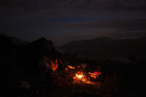 A night camping on Etive