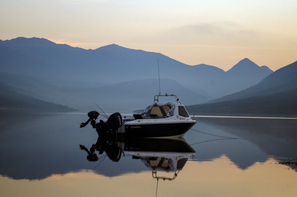 Overnight mooring on Loch Etive