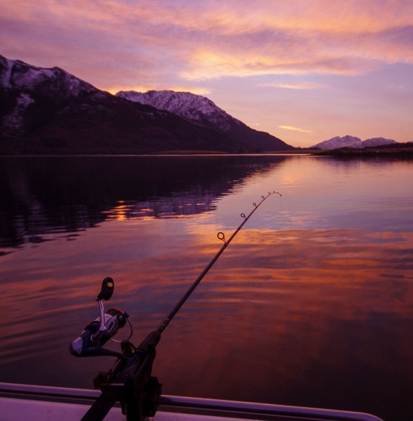 Sunsets - another reason to fish Leven