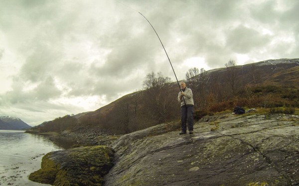 Retrieving gear from the depths of Leven