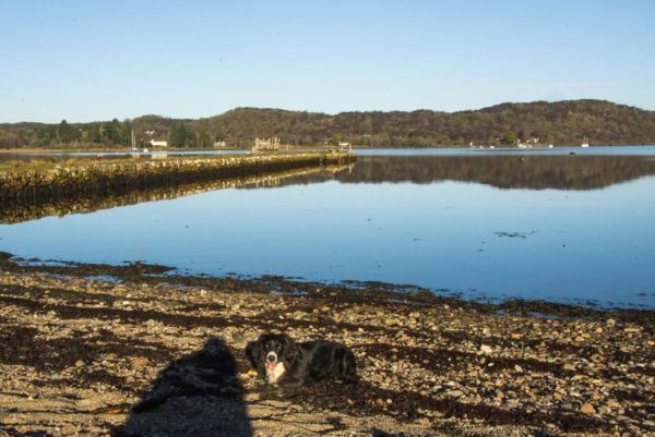 Flat calm at Kelly's Pier, Taynuilt