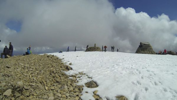 A crowded Ben Nevis.