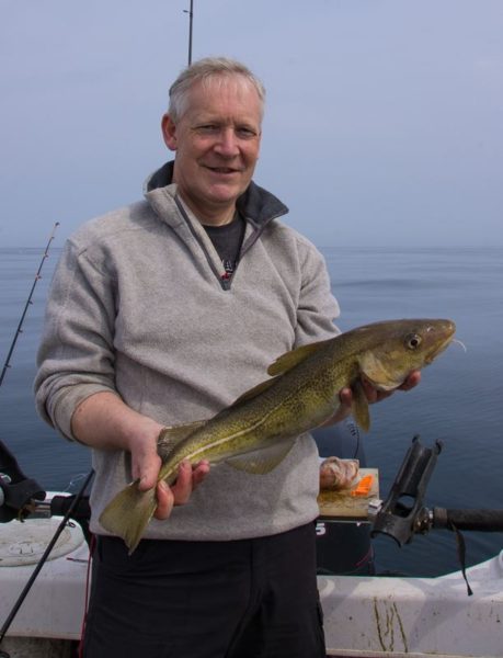 Small and thin - a typical early season codling