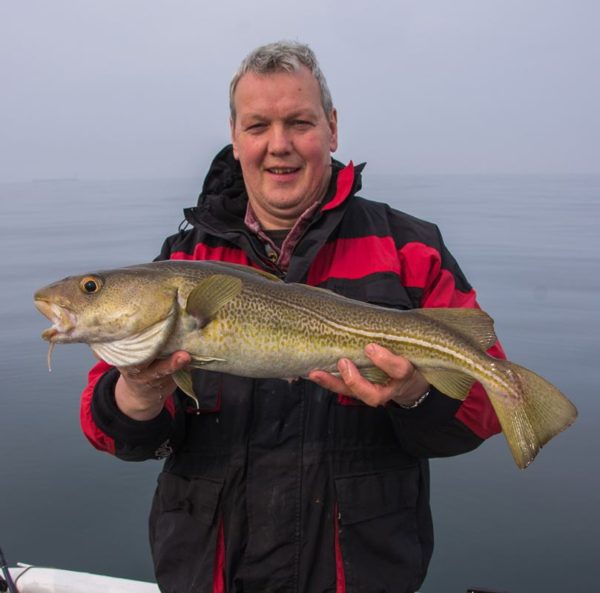 Even at arms length this cod for Ian isn't really a monster