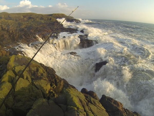 High waves hammer into the Aberdeen coastline after an autumn gale