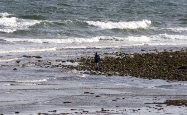 A boisterous sea on Luce Bay