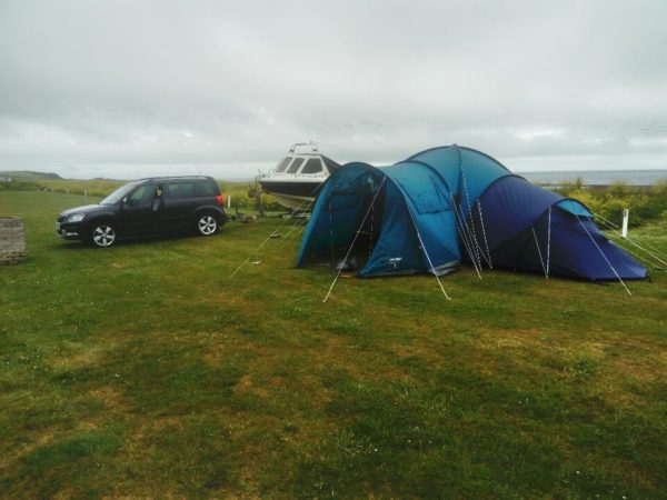 Base camp - a 12 man tent for the 3 of us