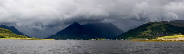 A moody looking Loch Leven and Glencoe