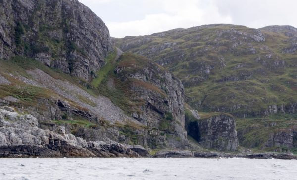 Formidable cliffs line the NW coast of Jura.