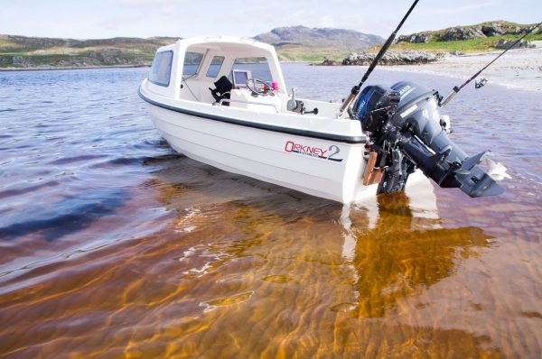 Peat coloured seawater in Loch Tarbet