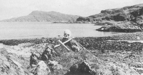 Maclean's skull, Glengarrisdale Bay, Jura