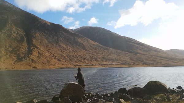 Casting out - upper Loch Etive