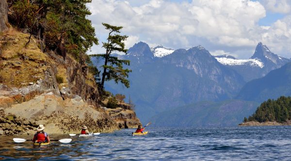 A superb morning paddling Desolation Sound (Image courtesy of Fia)