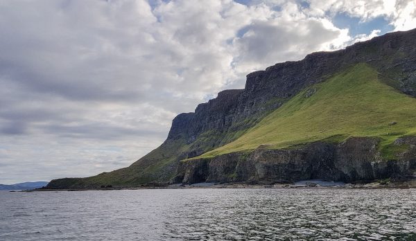 Forbidding cliffs line the Ardmeanach peninsula on Mull