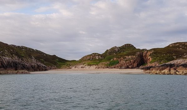 Anchored up for the night in Traigh na Margaidh (Market Beach) on the northern coast of the Ross of Mull