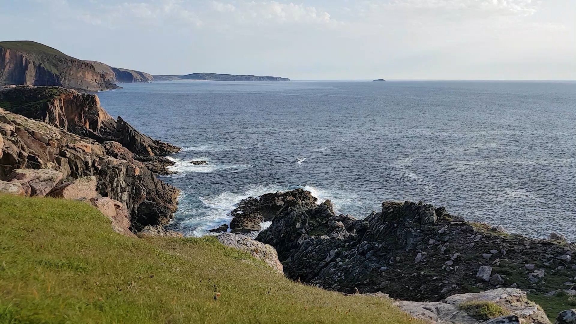 The rocky shoreline just south of Cape Wrath, NW Scotland