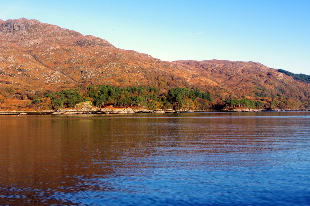 Looking towards Dun Ghallain, a natural harbour used for over 2000 years